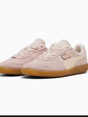 Puma Palermo Hairy Sneakers LifeStyle Shoe Rose Quartz/Rosebay 8.5 NWT